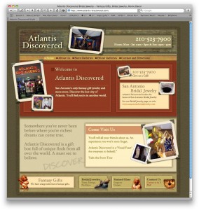 AtlantisDiscovered.com Previous Design