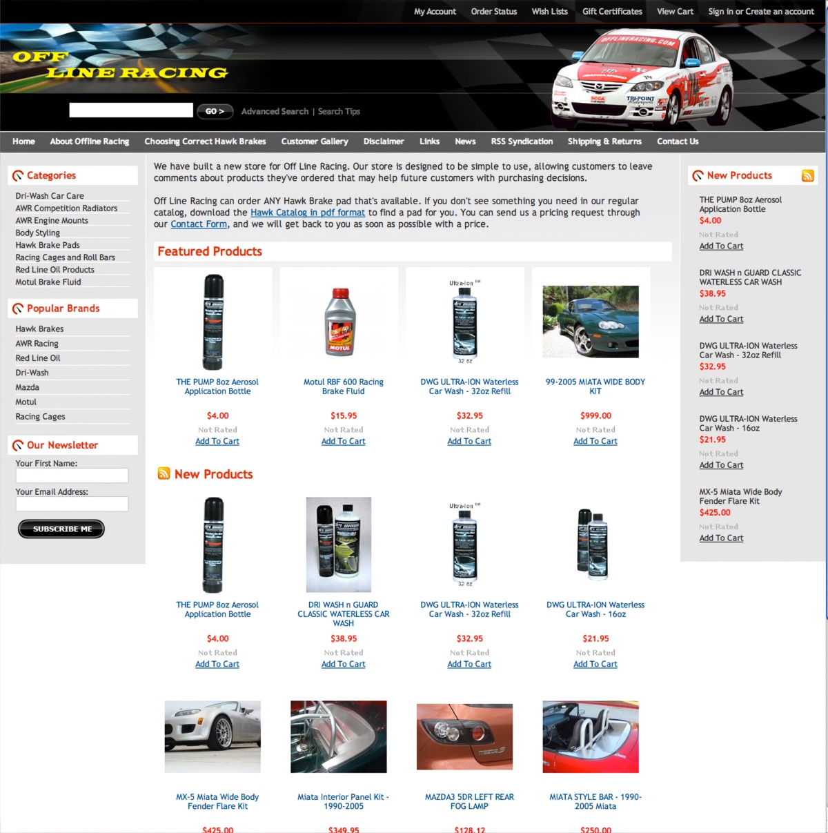 Off Line Racing Gets New Store