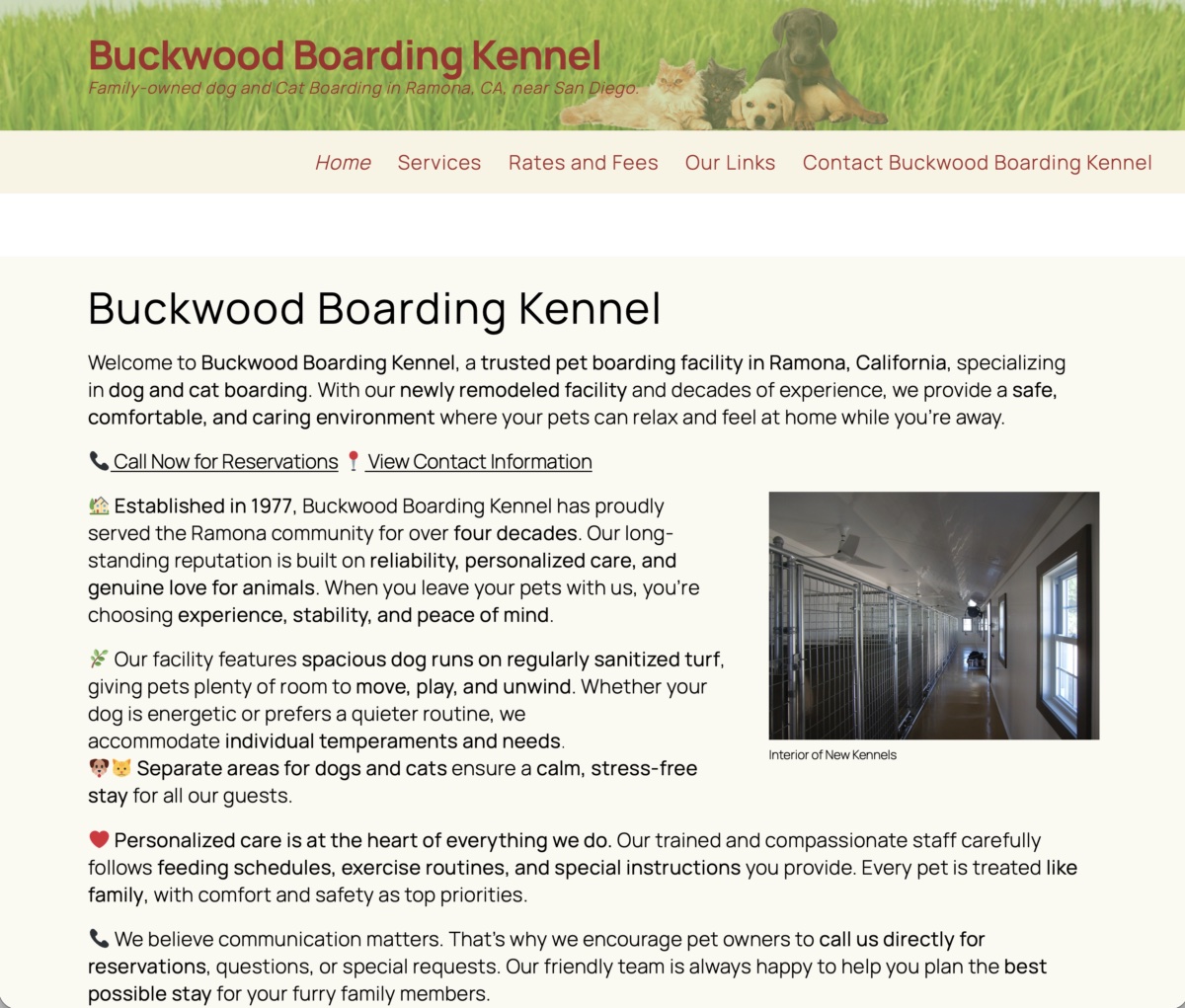 Buckwood Boarding Kennel