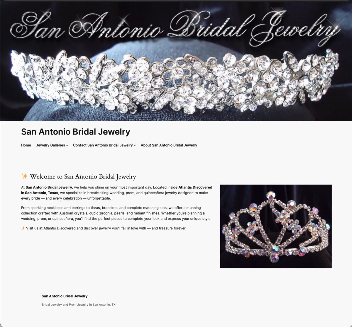 San Antonio Bridal Jewelry Again
